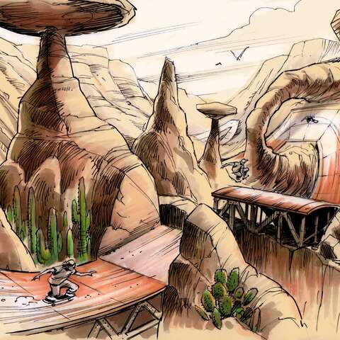 Skate Concept art