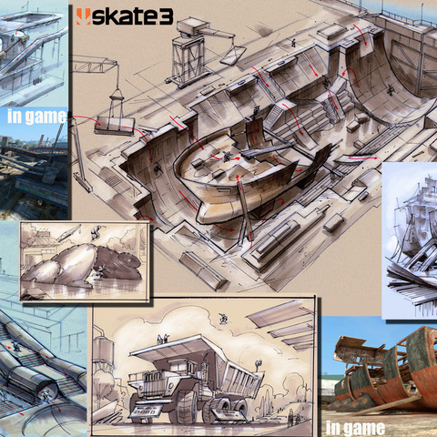 Skate Concept art